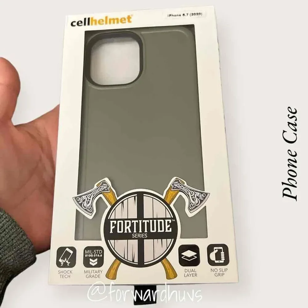 Cellhelmet Fortiitude Series iPhone 6.7” (2020) Olive Drab Green Case